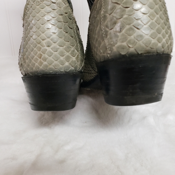 Justin mens snakeskin boots 8 - Picture 8 of 9
